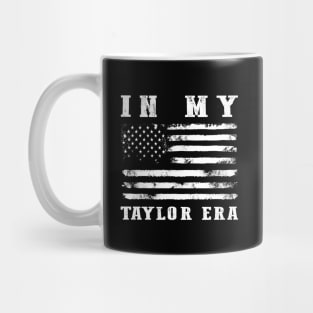 Distressed American Flag In My Taylor Eras Legend Mug